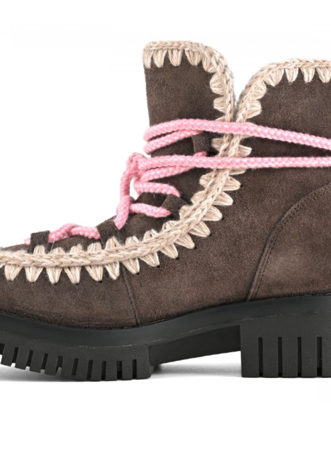 Mou- Eskimo Combat Scoubidoo Lace- Mocha