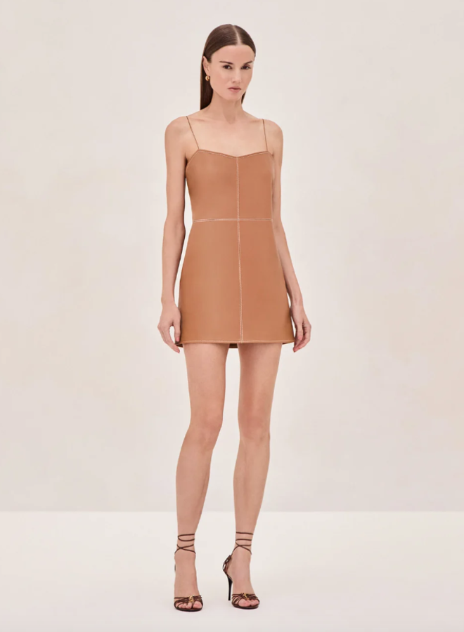Alexis- Amery Short Dress- Saddle