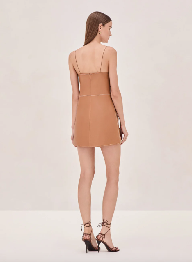 Alexis- Amery Short Dress- Saddle