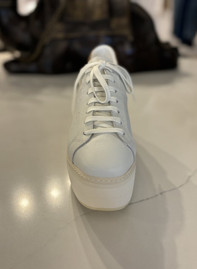 Paloma Barcelo- Mirande Nappa- White/Ochre