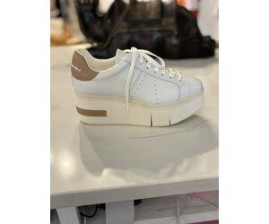 Paloma Barcelo- Mirande Nappa- White/Ochre - Dukes Online