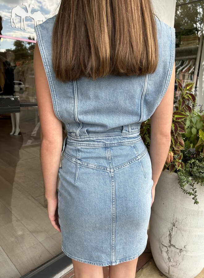 IRO- Qiana Dress- Light Blue