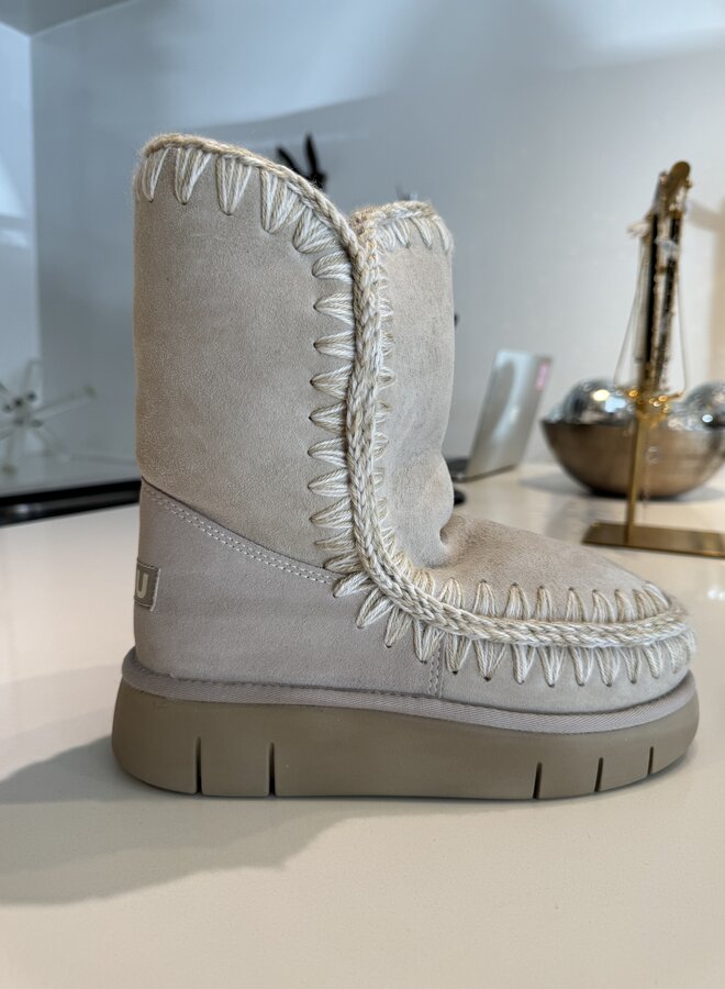 Mou- Eskimo Bounce Maxi Stitching- Chalk