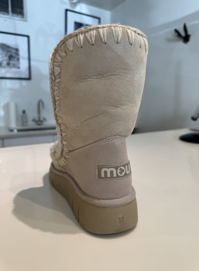 Mou- Eskimo Bounce Maxi Stitching- Chalk