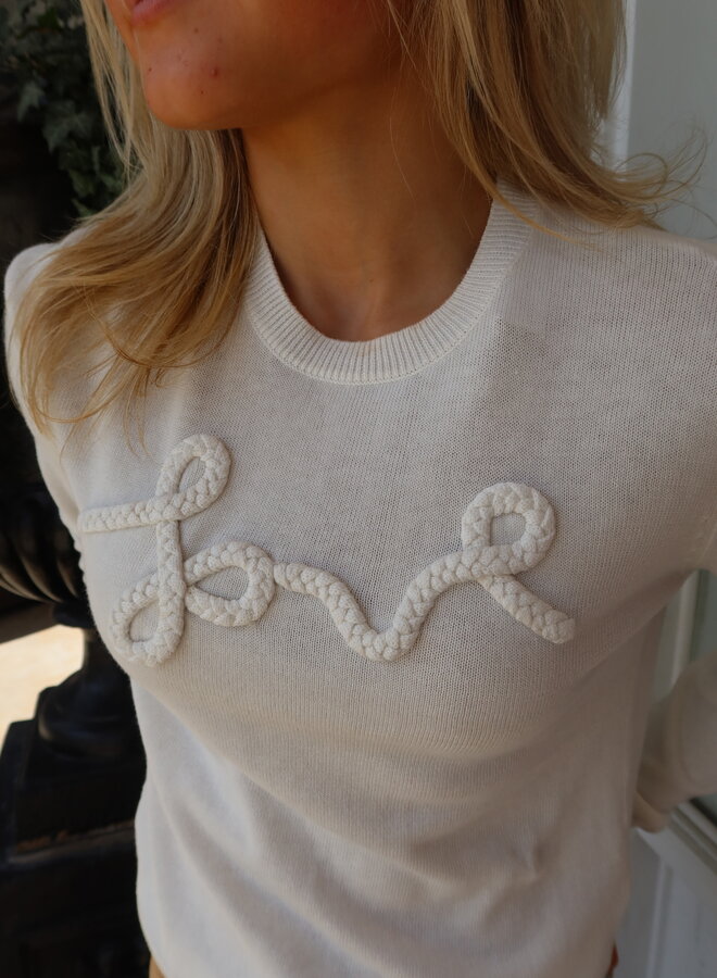 Brodie Cashmere- Rope Love Crew- Ice Water