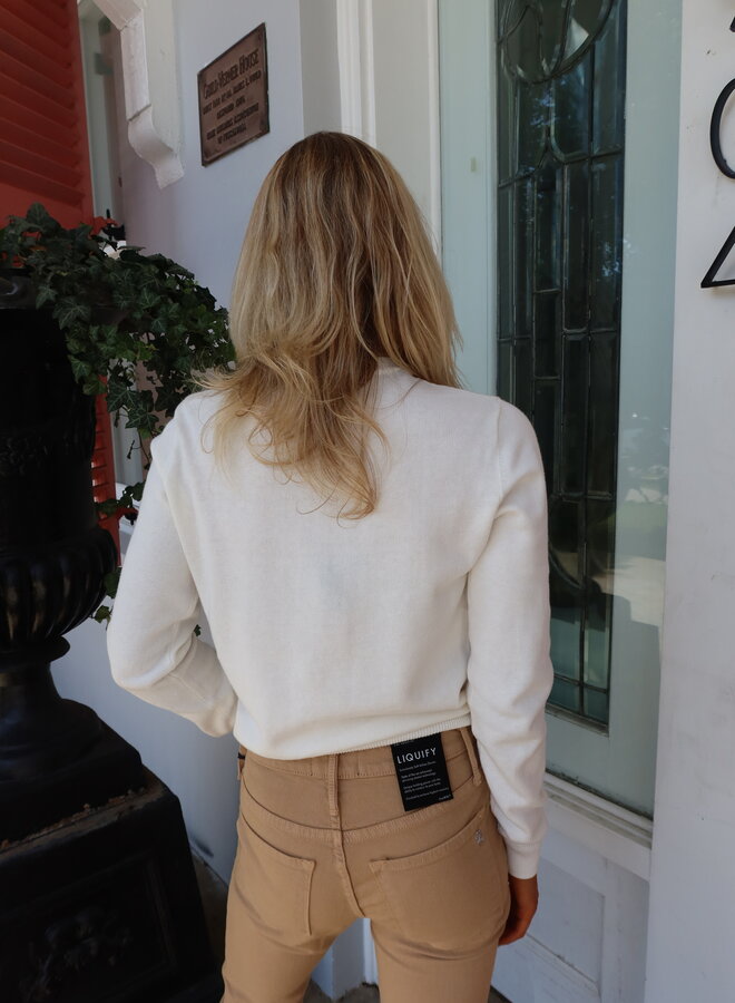 Brodie Cashmere- Rope Love Crew- Ice Water
