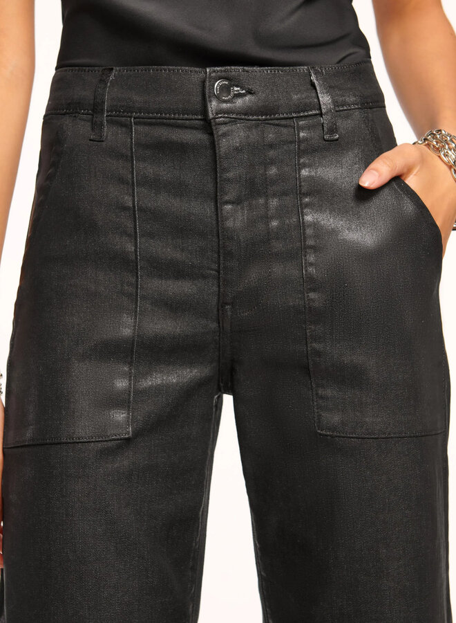 Ramy Brook- Cropped Metallic Clifford- BKMDM
