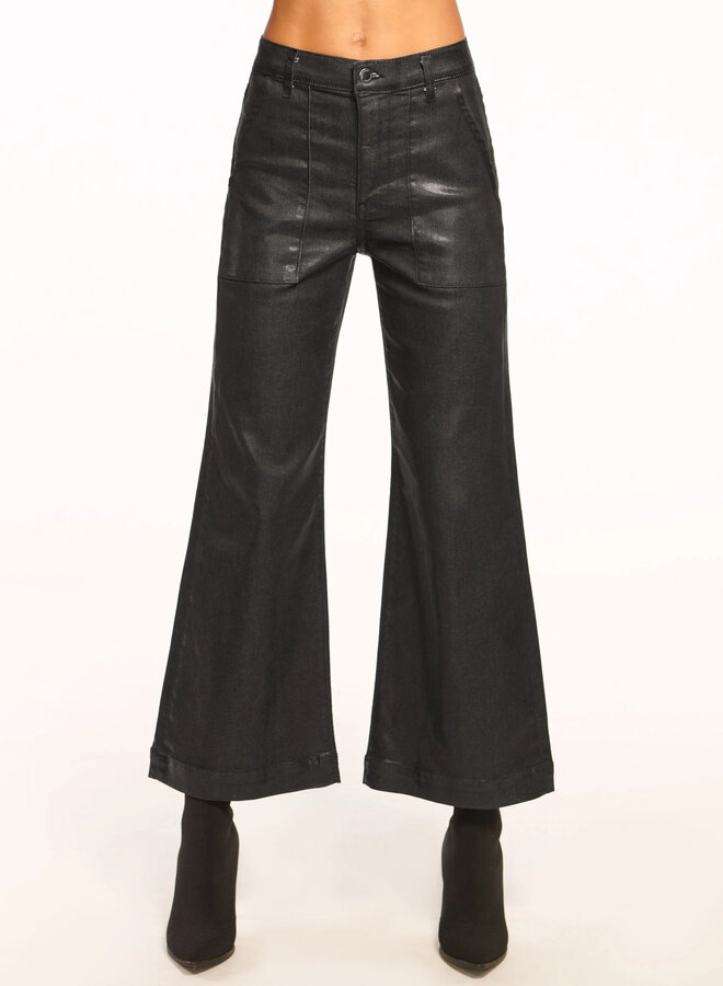 Ramy Brook- Cropped Metallic Clifford- BKMDM