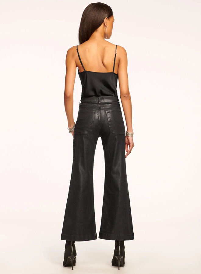 Ramy Brook- Cropped Metallic Clifford- BKMDM
