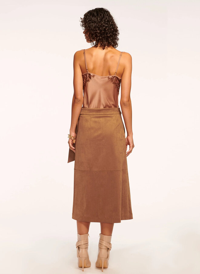 Ramy Brook- Delphia Skirt- Sadle