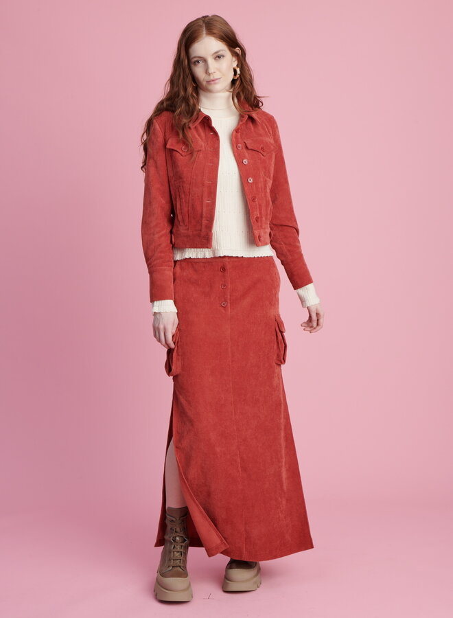 Shug- Nyala Skirt- Dark Coral