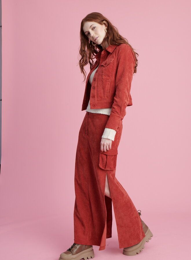 Shug- Nyala Skirt- Dark Coral