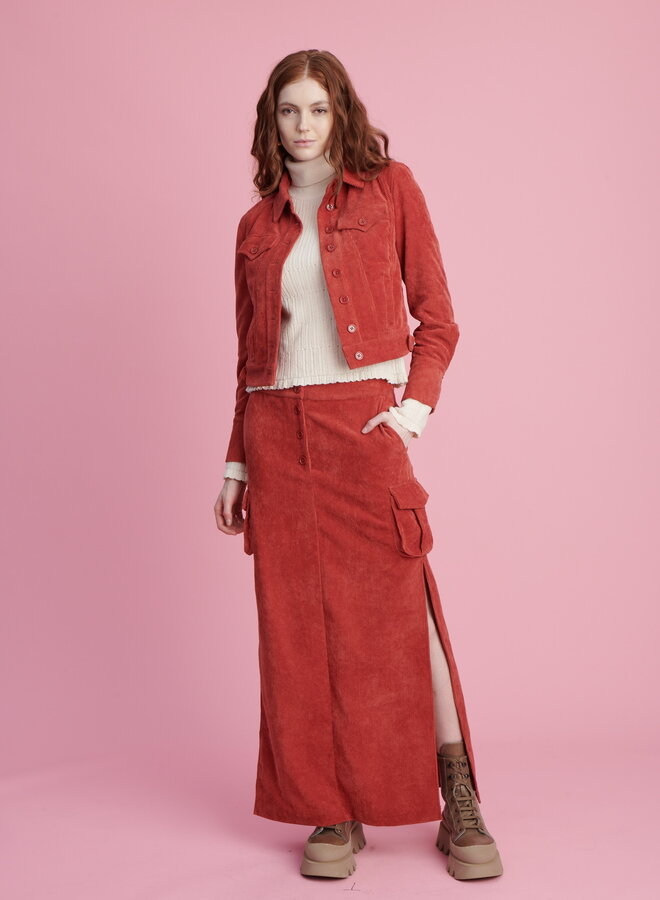 Shug- Nyala Skirt- Dark Coral