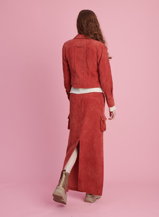 Shug- Nyala Skirt- Dark Coral