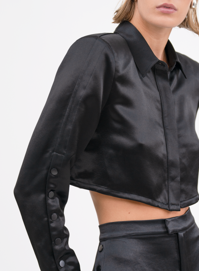 Nonchalant- Eden Crop- Black