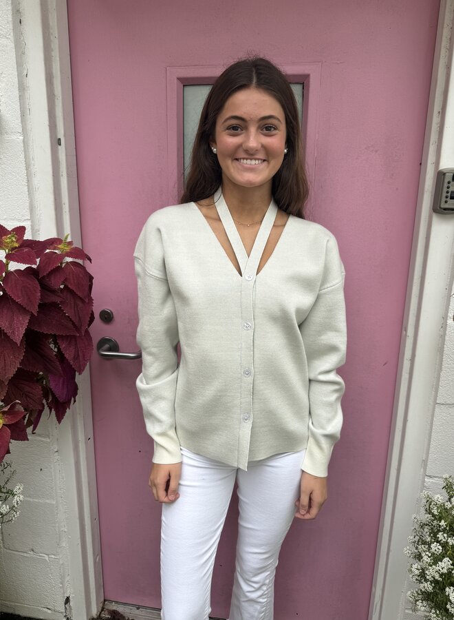 Nonchalant- Marlo Sweater- Ivory/Lunar