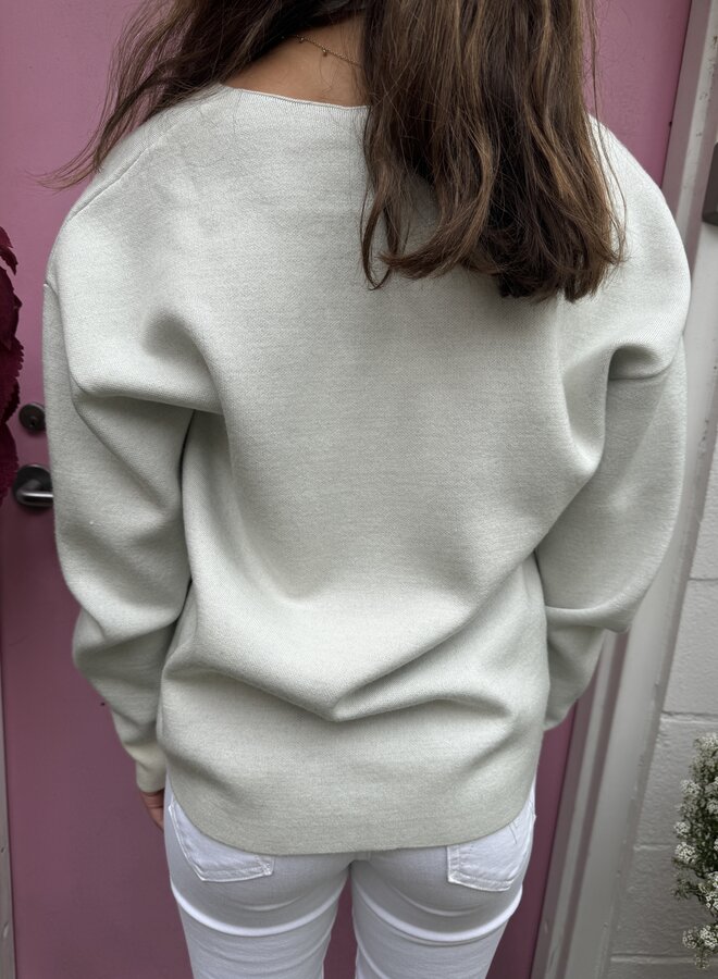 Nonchalant- Marlo Sweater- Ivory/Lunar