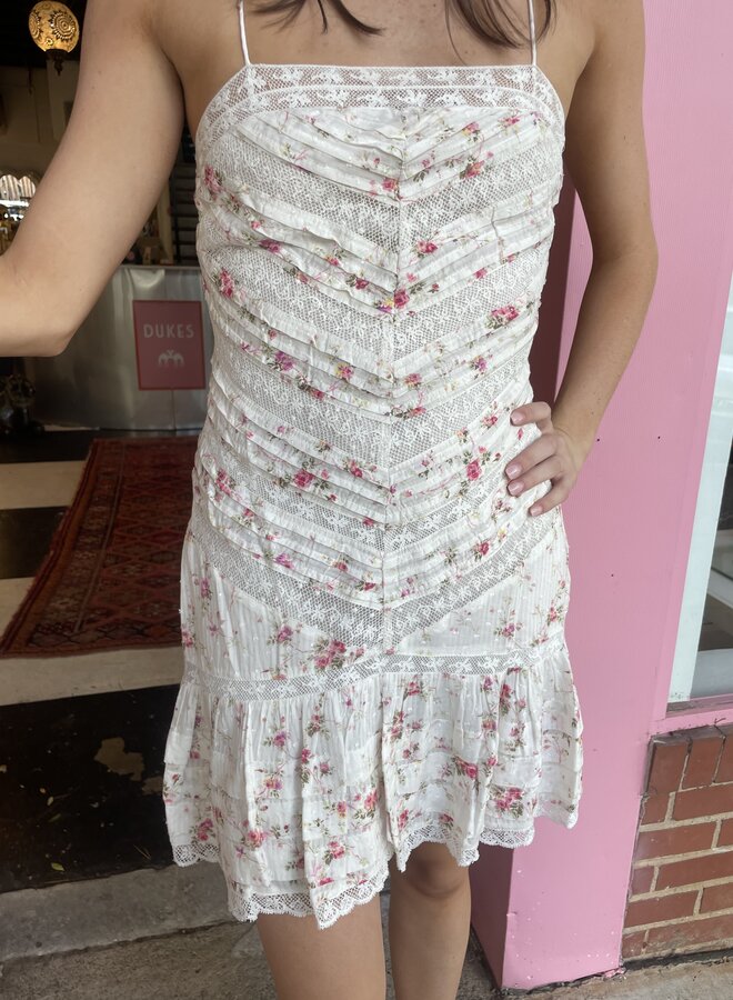 Love Shack Fancy- Angele Dress- Ivy Blush