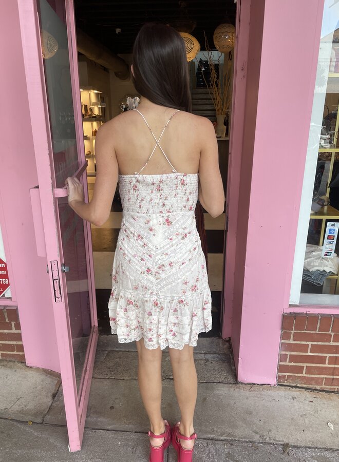 Love Shack Fancy- Angele Dress- Ivy Blush