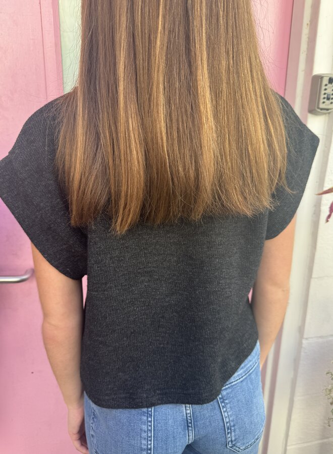 Natalie Busby- Mod Sweater- Charcoal