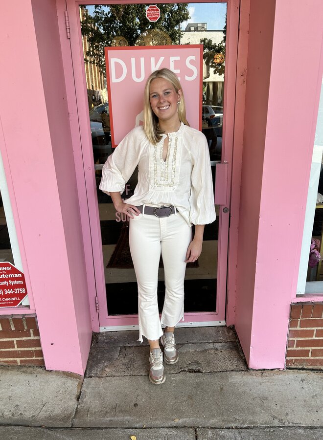 Scarlett Poppies- Dolce Blouse- Antique White