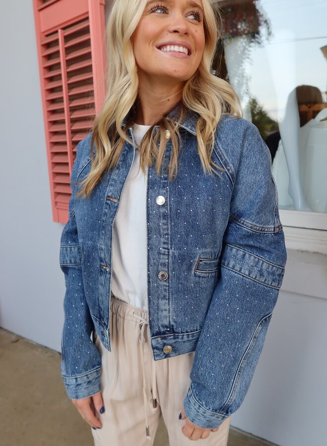IRO- Hermione Jacket- Mid Blue