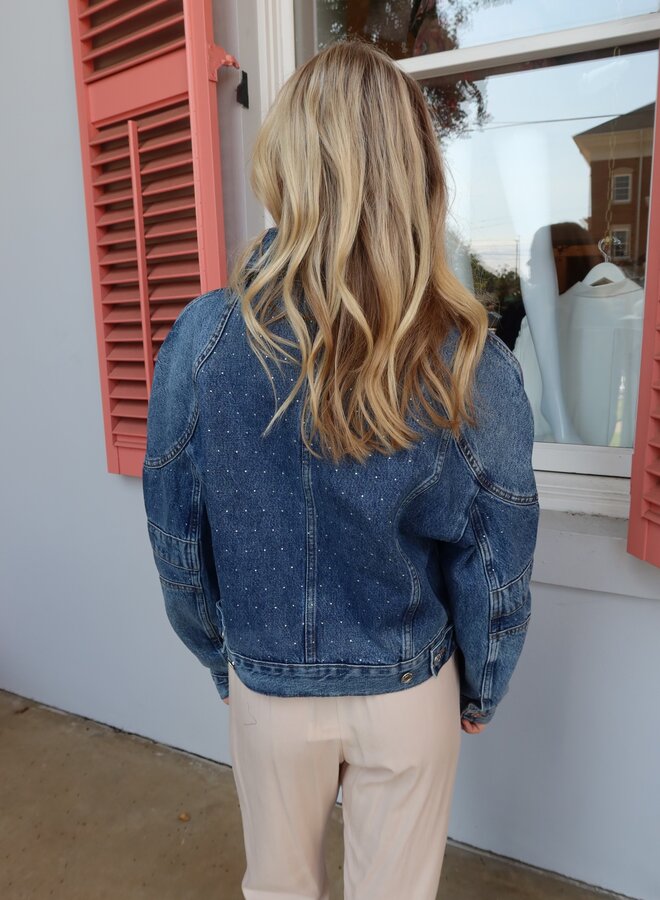 IRO- Hermione Jacket- Mid Blue