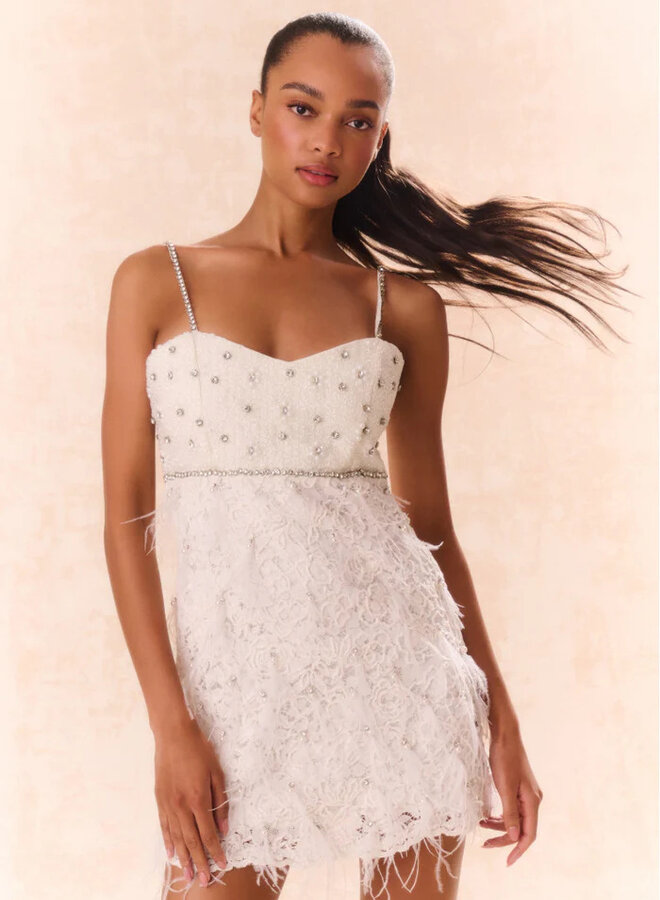 Love Shack Fancy- Brianne Dress- Cream