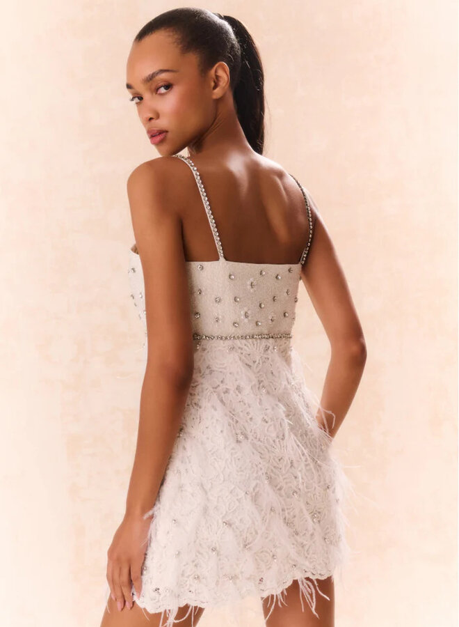 Love Shack Fancy- Brianne Dress- Cream