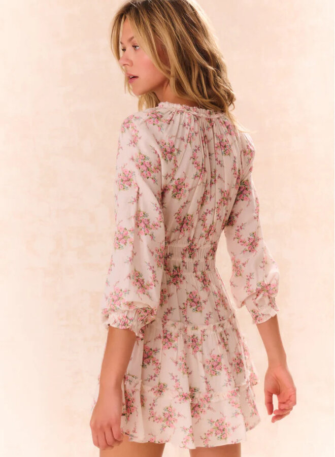 Love Shack Fancy- Mellini Dress- Mauve Ballet