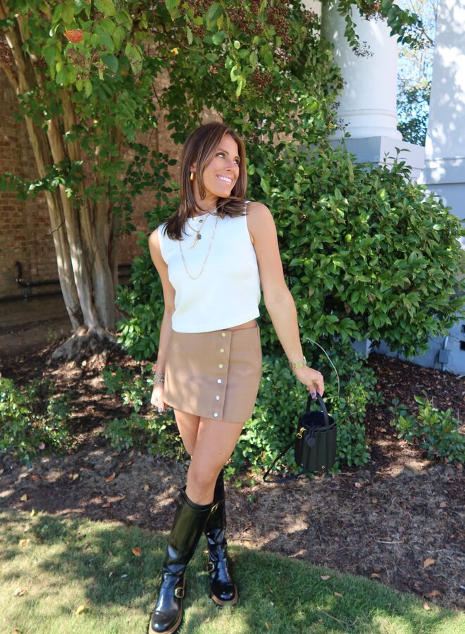 A.L.C.- Beck Top- Off White