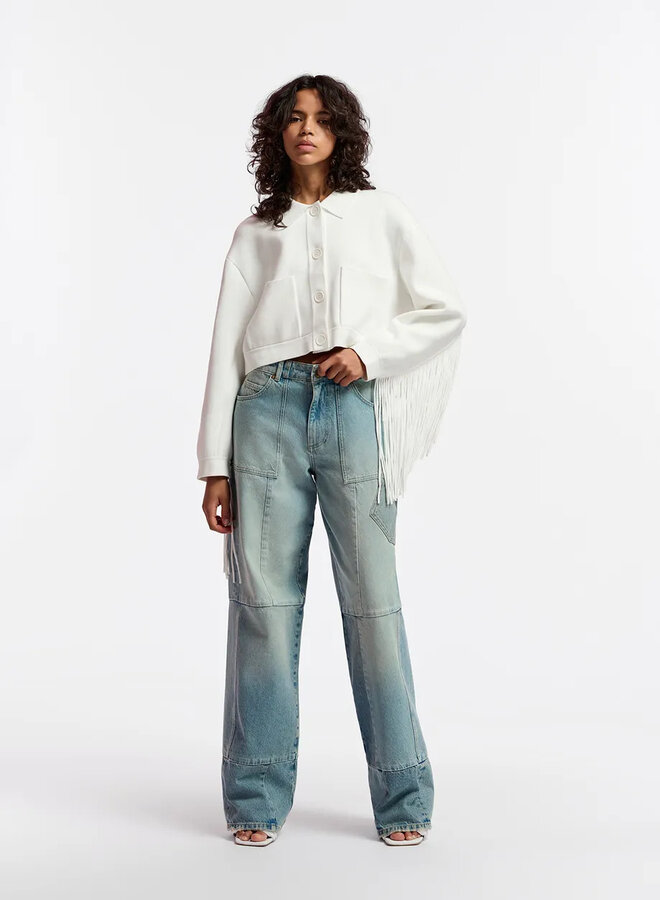 Essentiel Antwerp- Gou Fringes Knitted Jacket