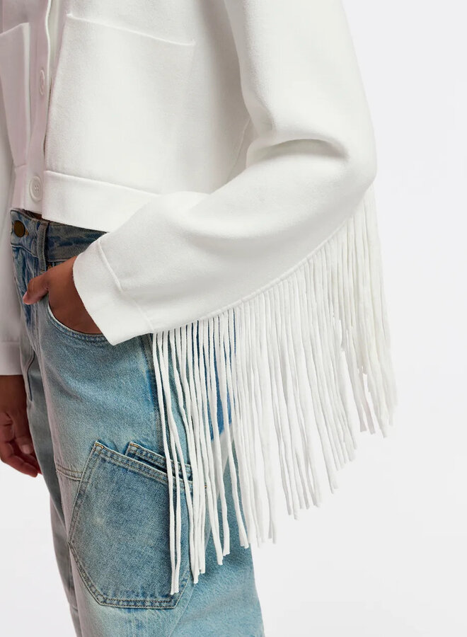 Essentiel Antwerp- Gou Fringes Knitted Jacket