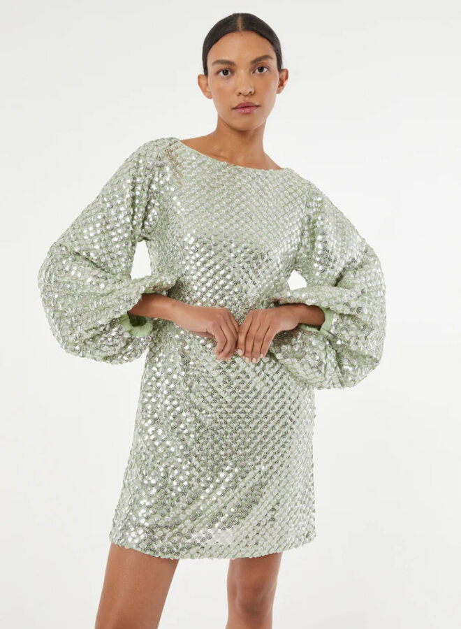 Rhode- Benji Dress- Sage Sequins