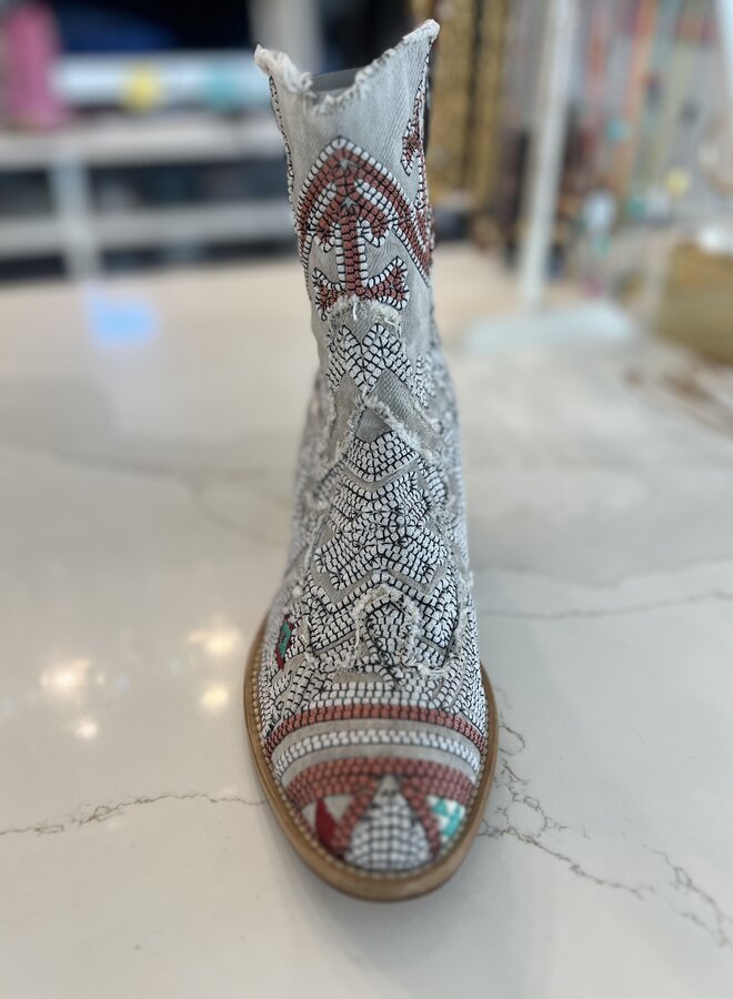 Marco Delli Boots- Dallas- B Jeans Nero Decolorato