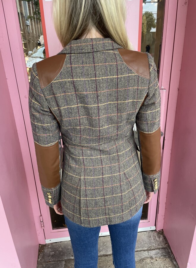 Love Token- Piper Blazer- Brown