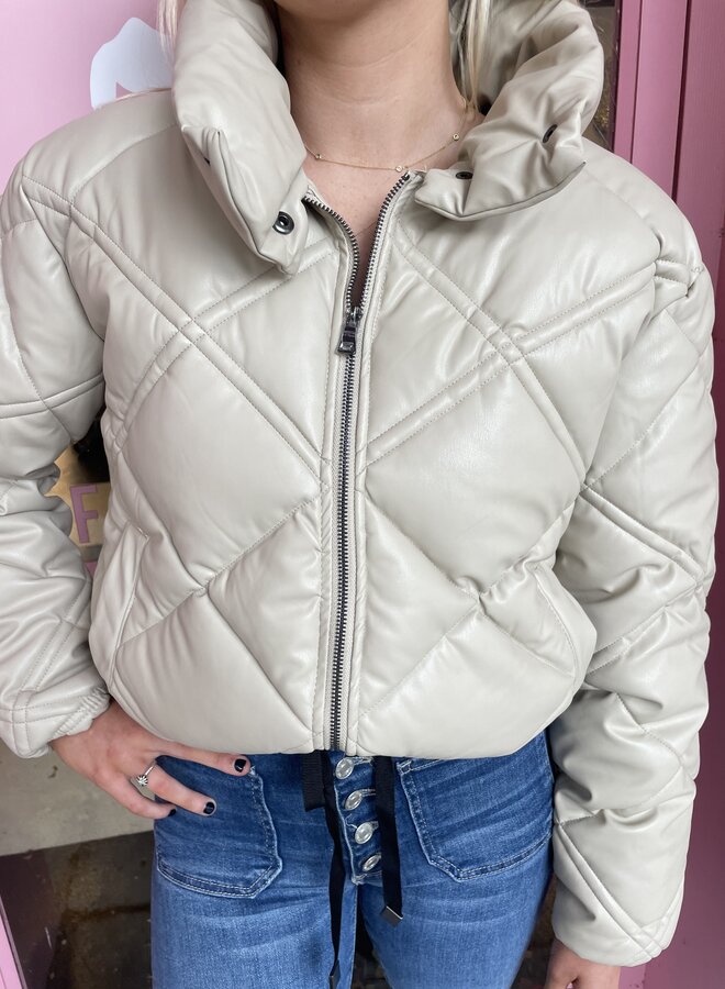 Love Token- Phil Jacket- Ecru