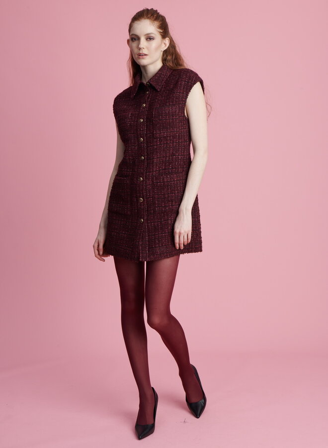 Shug- Gaelle Dress- Burgandy