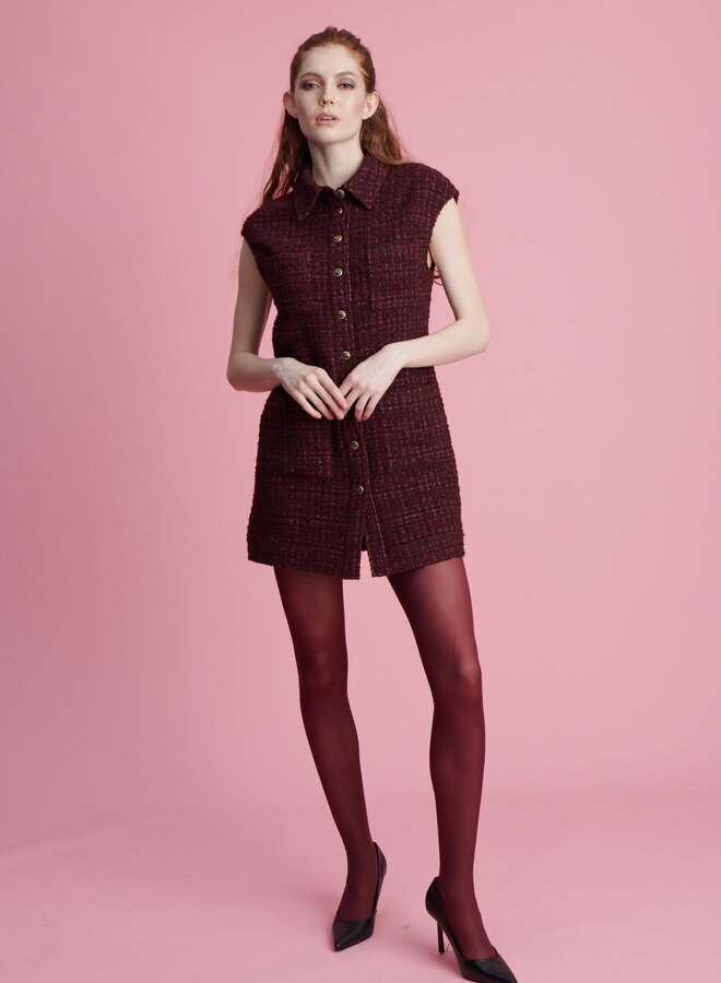 Shug- Gaelle Dress- Burgandy