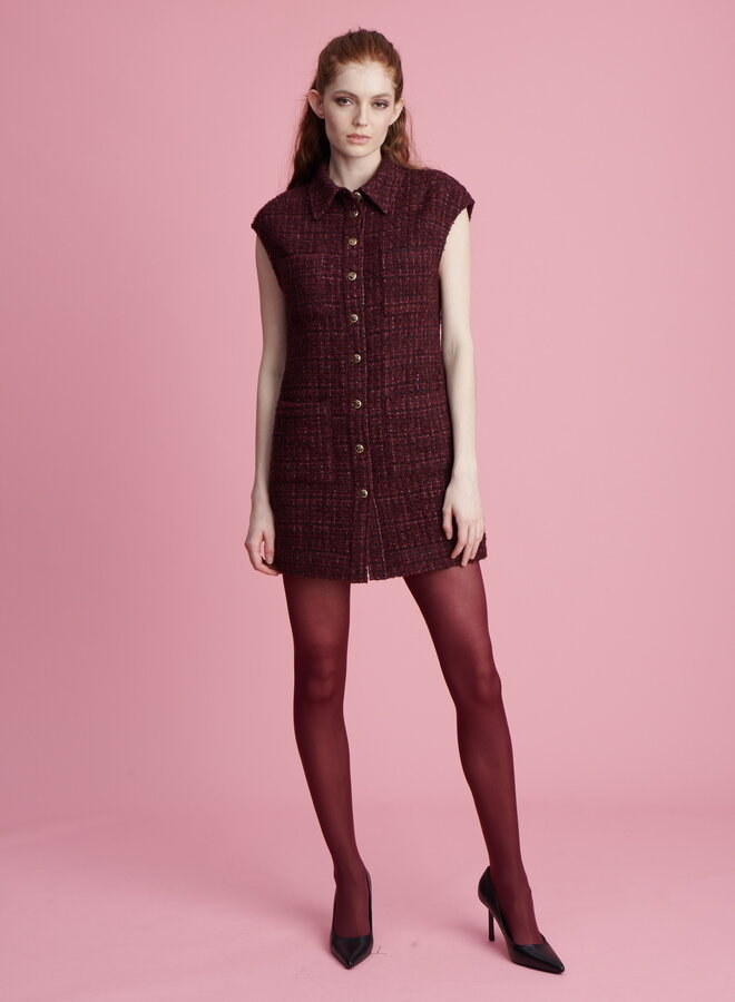 Shug- Gaelle Dress- Burgandy