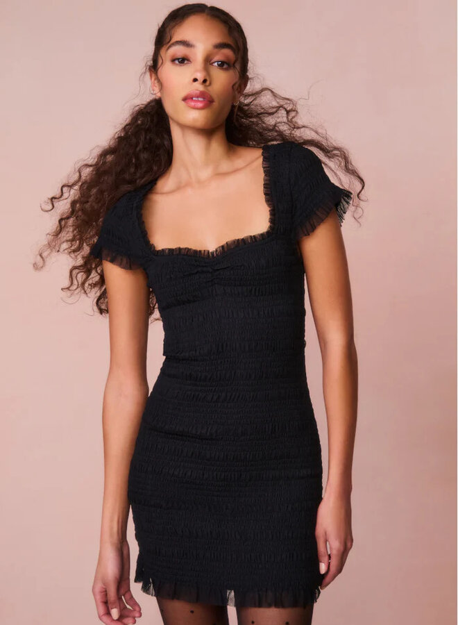 Love Shack Fancy- Esca Dress- Black