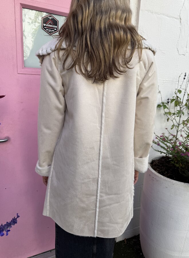 Love Token- Talita Coat- Ivory