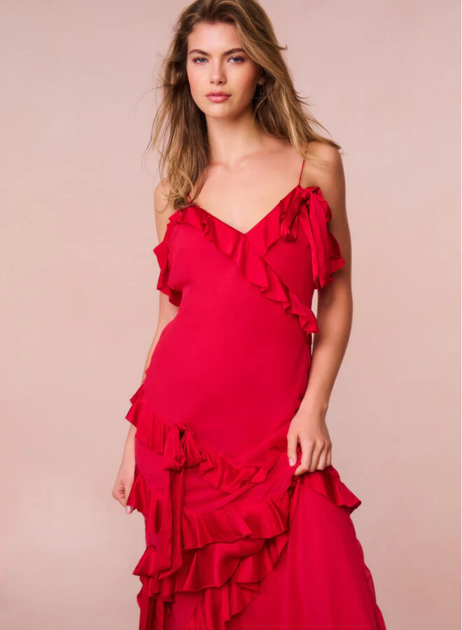 Love Shack Fancy- Rialto Dress- Red