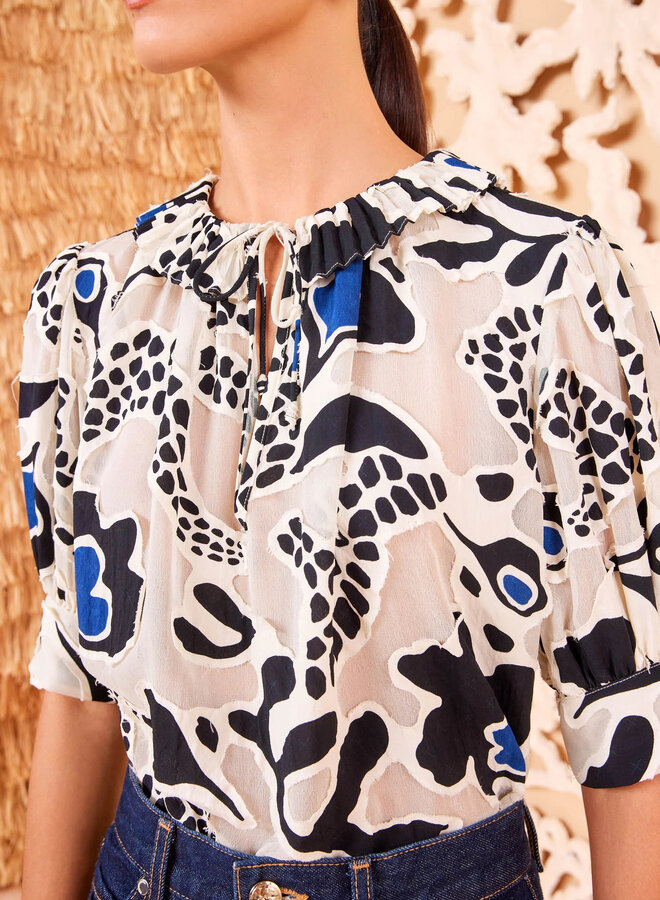 Ulla Johnson- Marcella Top- Porcelain