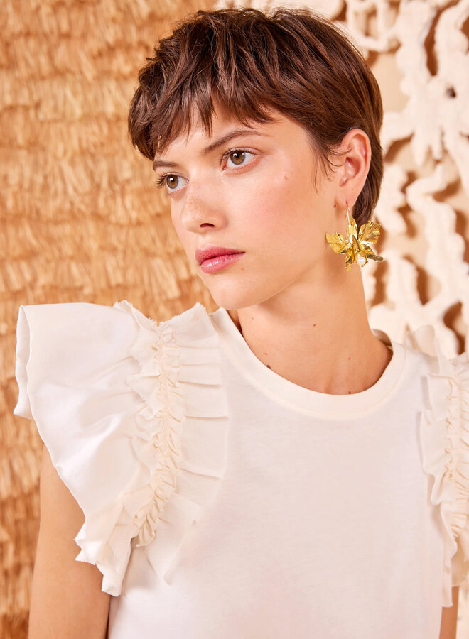 Ulla Johnson- Leia Top- Cowrie