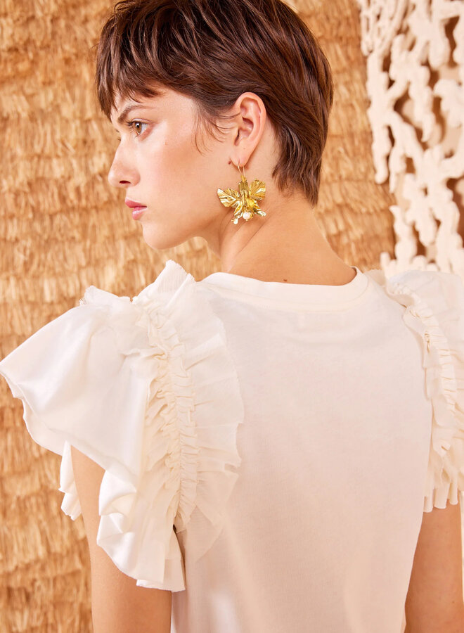 Ulla Johnson- Leia Top- Cowrie