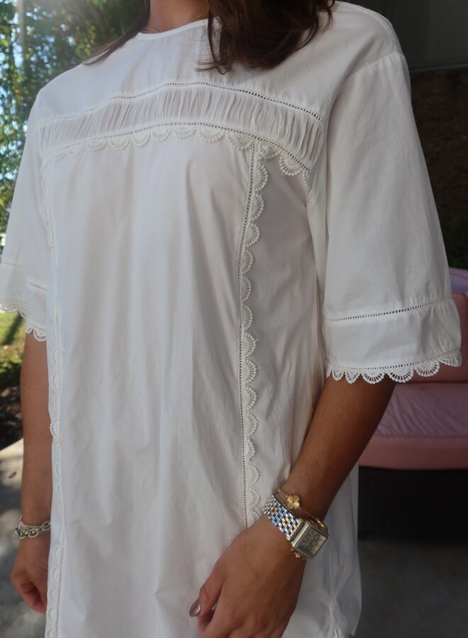 Ulla Johnson- Diyana Tunic- Cowrie