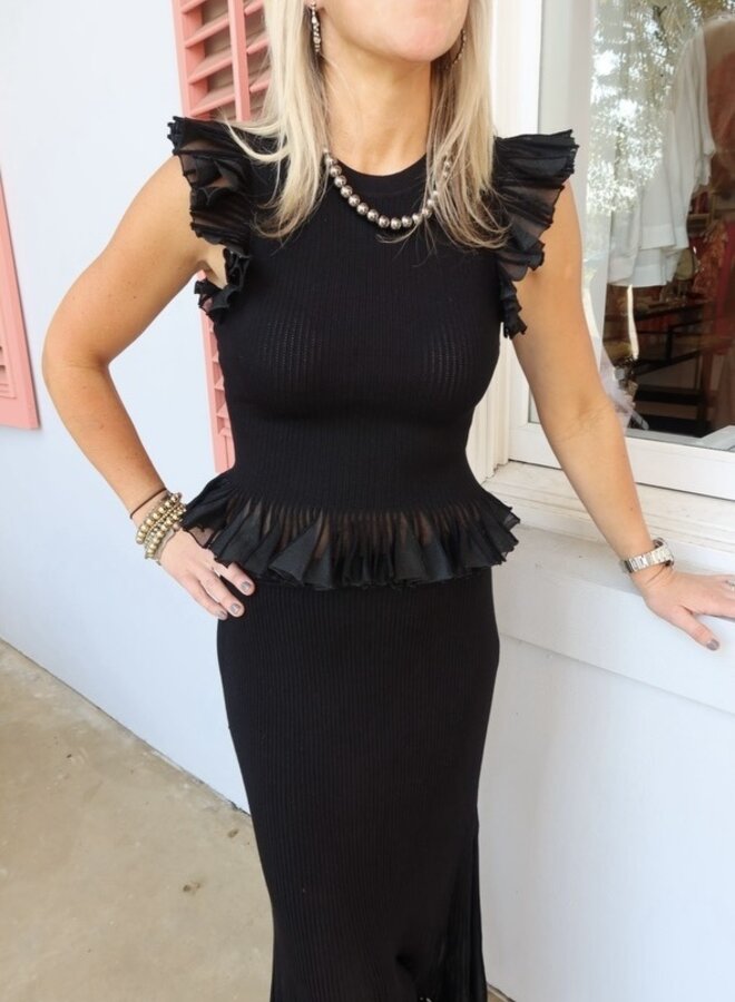 Ulla Johnson- Leila Top- Noir