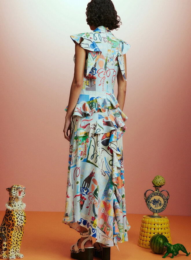 Alemais- Aurelia Gown- Multi