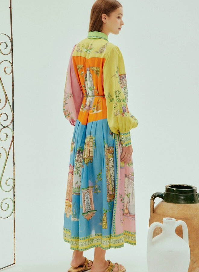 Alemais- Monte Shirt Dress- Multi